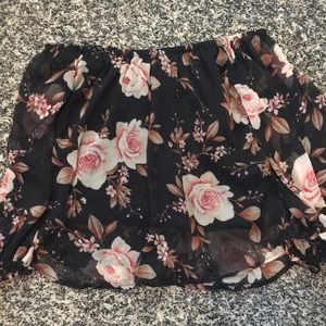 Off the shoulder crop top